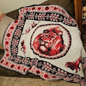 Scarf/Wrap Vintage African Lions Ancestral Cloth